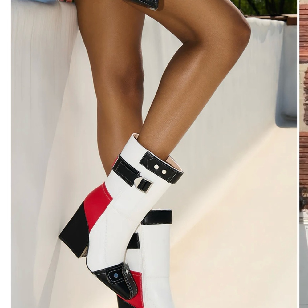 AZALEA WANG ALLONA RACER BOOTIE - 8.5